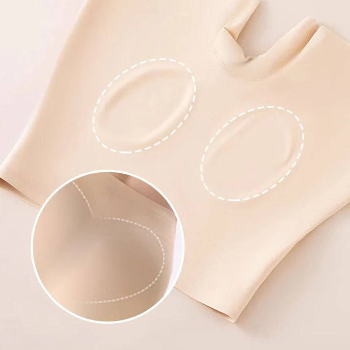 Ropa interior de seda helada de cintura alta para mujer con control de abdomen y levantamiento de cadera / Oferta 2x1