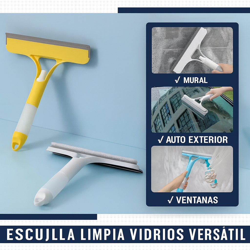 Limpia vidrios Multifuncional 3 en 1 Con 50% Descuento