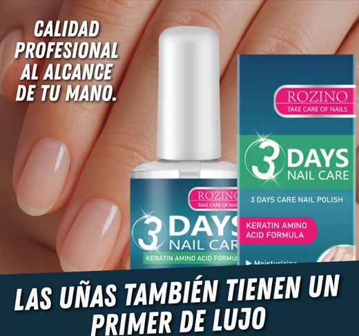 Tratamiento Estimulador de Crecimiento y Fortalecimiento para Uñas Oferta 2x1 - ROZINO