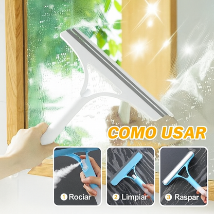Limpia vidrios Multifuncional 3 en 1 Con 50% Descuento