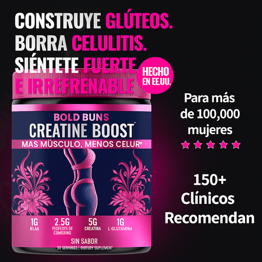 Creatina Boost - Aumento de Glúteos y Piernas